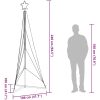 Julgransbelysning 483 LEDs varmvit 240 cm vidaXL 240 cm – miniatyr 12