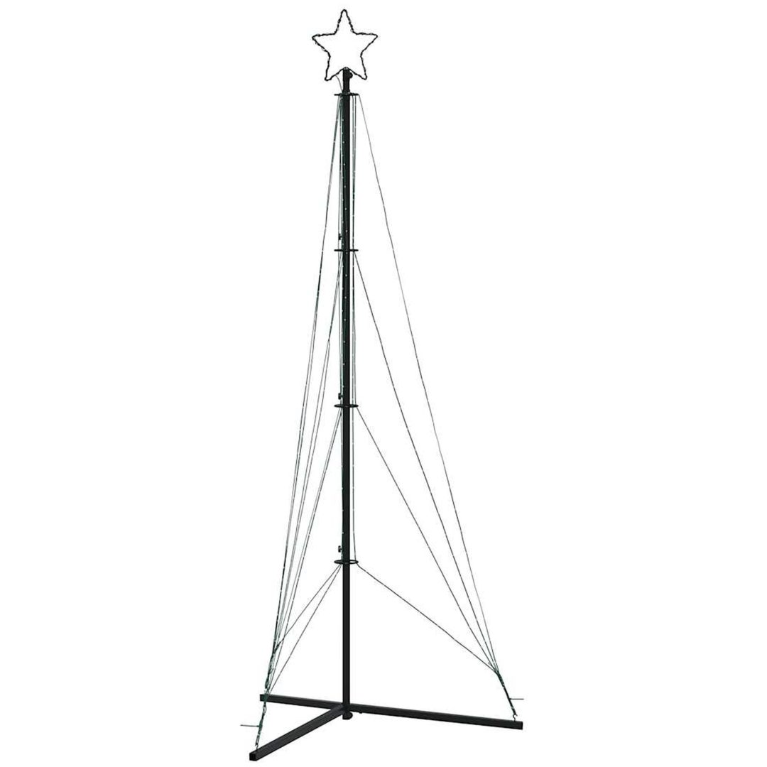 Julgransbelysning 483 LEDs varmvit 240 cm vidaXL 240 cm – bild 4