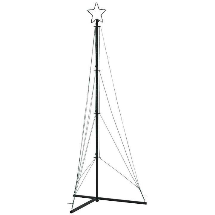 Julgransbelysning 483 LEDs varmvit 240 cm vidaXL 240 cm – bild 4
