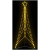 Julgransbelysning 483 LEDs varmvit 240 cm vidaXL 240 cm – miniatyr 1