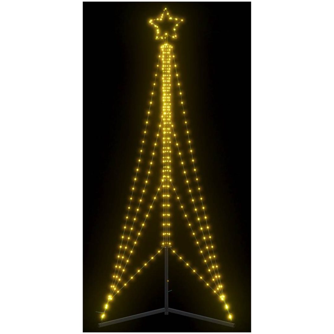 Julgransbelysning 483 LEDs varmvit 240 cm vidaXL 240 cm