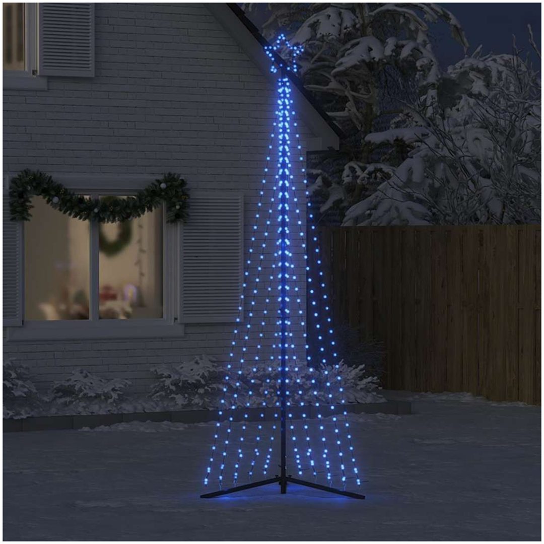 Julgransbelysning 495 LEDs blå 300,5 cm vidaXL 300.5 cm – bild 3