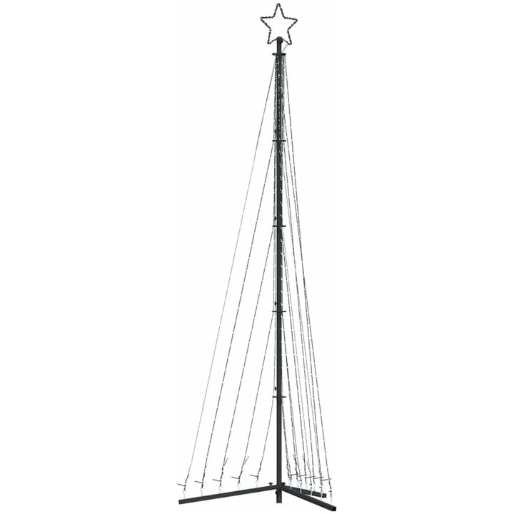 Julgransbelysning 495 LEDs blå 300,5 cm vidaXL 300.5 cm – bild 4