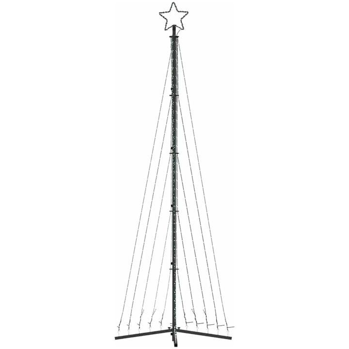 Julgransbelysning 495 LEDs blå 300,5 cm vidaXL 300.5 cm – bild 5