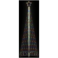 Julgransbelysning 495 LEDs färgglad 300,5 cm vidaXL
