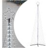 Julgransbelysning 495 LEDs kallvit 300,5 cm vidaXL 300.5 cm – miniatyr 2