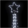 Julgransbelysning 495 LEDs kallvit 300,5 cm vidaXL 300.5 cm – miniatyr 10