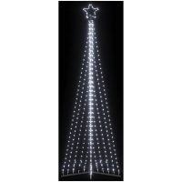 Julgransbelysning 495 LEDs kallvit 300,5 cm vidaXL