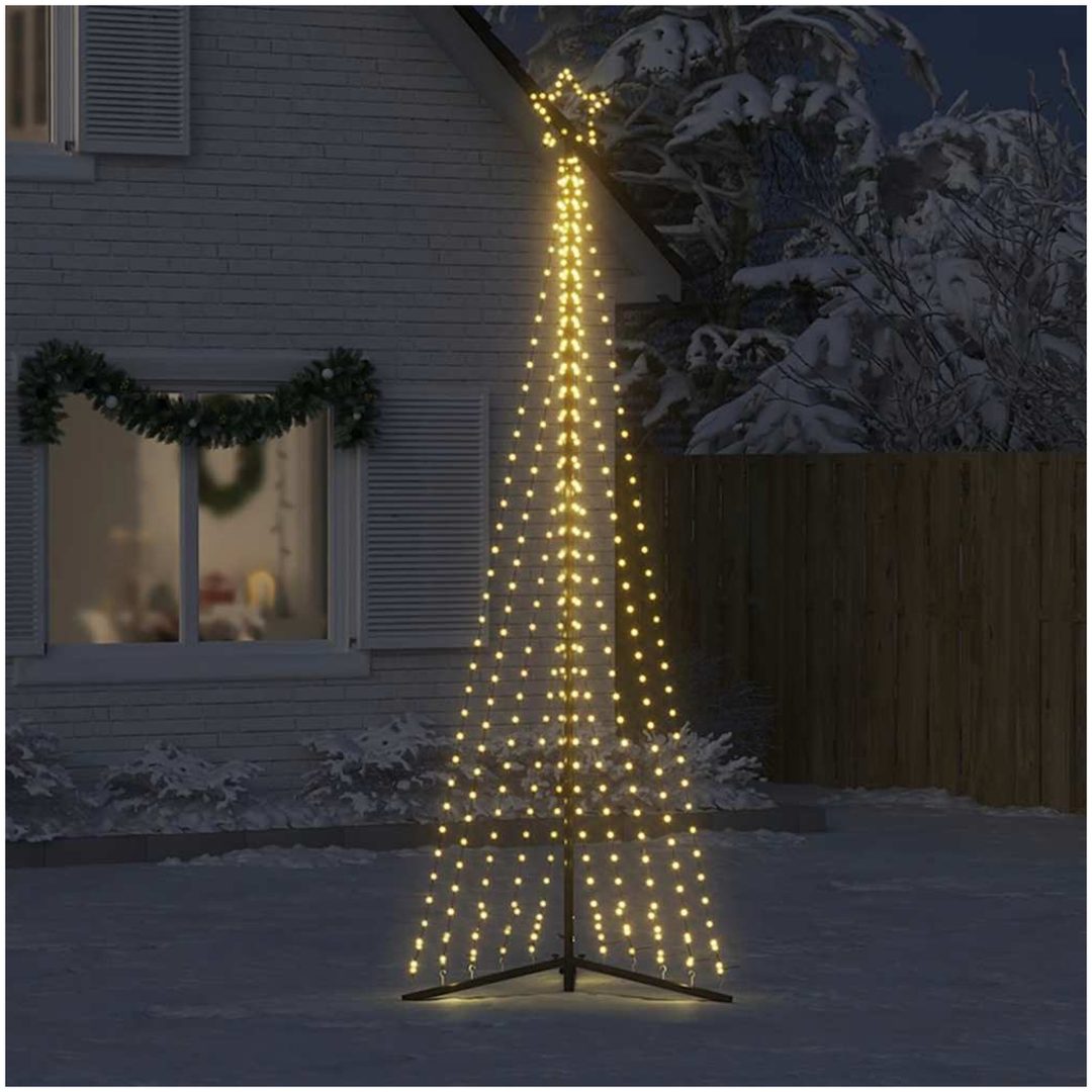 Julgransbelysning 495 LEDs varmvit 300,5 cm vidaXL 300.5 cm – bild 3