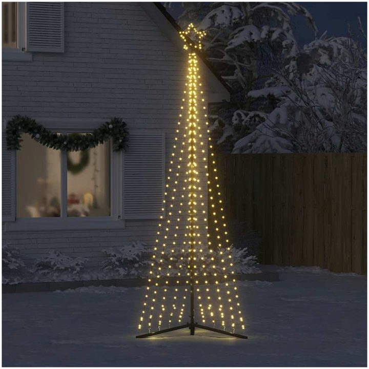 Julgransbelysning 495 LEDs varmvit 300,5 cm vidaXL 300.5 cm – bild 3