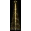 Julgransbelysning 495 LEDs varmvit 300,5 cm vidaXL 300.5 cm – miniatyr 1
