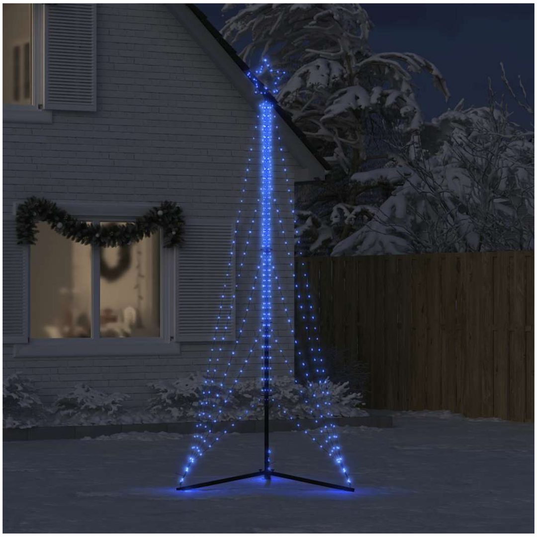 Julgransbelysning 525 LEDs blå 302 cm vidaXL 302 cm – bild 3