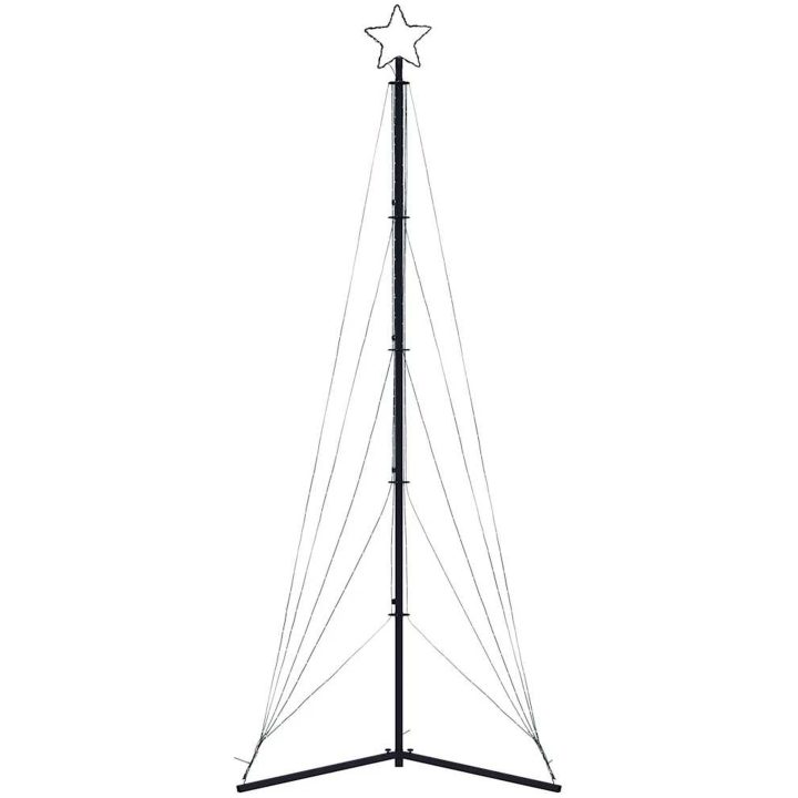 Julgransbelysning 525 LEDs blå 302 cm vidaXL 302 cm – bild 5
