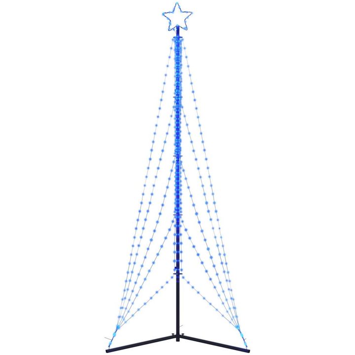 Julgransbelysning 525 LEDs blå 302 cm vidaXL 302 cm – bild 6