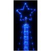 Julgransbelysning 525 LEDs blå 302 cm vidaXL 302 cm – miniatyr 10