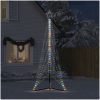 Julgransbelysning 525 LEDs färgglad 302 cm vidaXL 302 cm – miniatyr 3