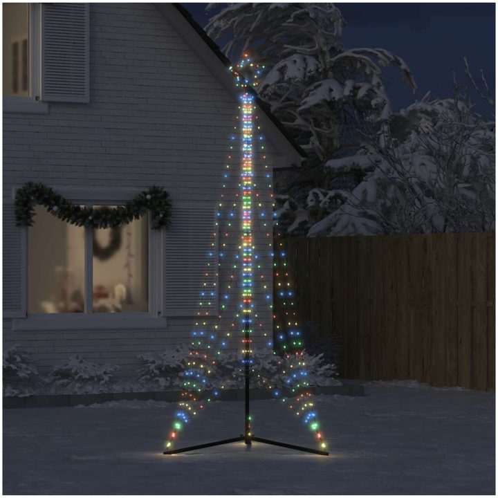 Julgransbelysning 525 LEDs färgglad 302 cm vidaXL 302 cm – bild 3