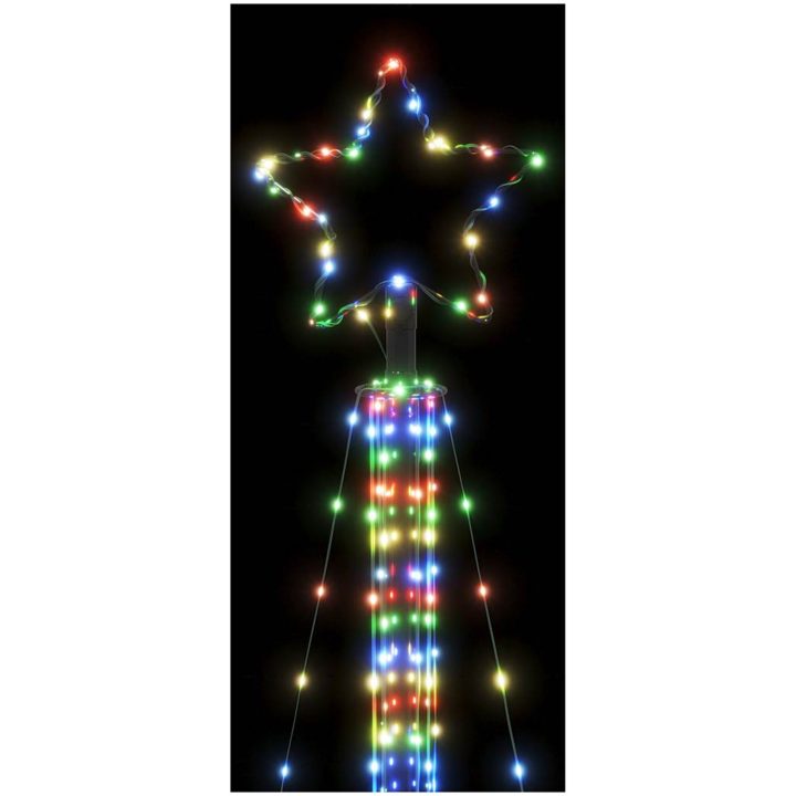 Julgransbelysning 525 LEDs färgglad 302 cm vidaXL 302 cm – bild 10