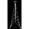 Julgransbelysning 525 LEDs färgglad 302 cm vidaXL 302 cm – miniatyr 1