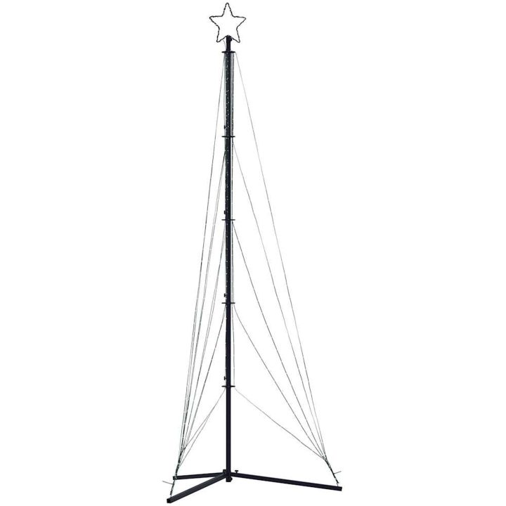 Julgransbelysning 525 LEDs kallvit 302 cm vidaXL 302 cm – bild 4