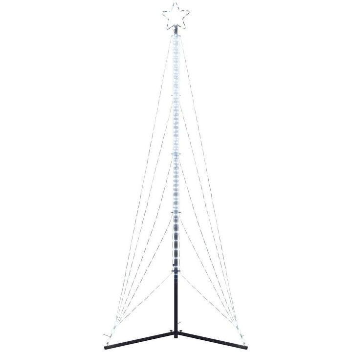 Julgransbelysning 525 LEDs kallvit 302 cm vidaXL 302 cm – bild 6