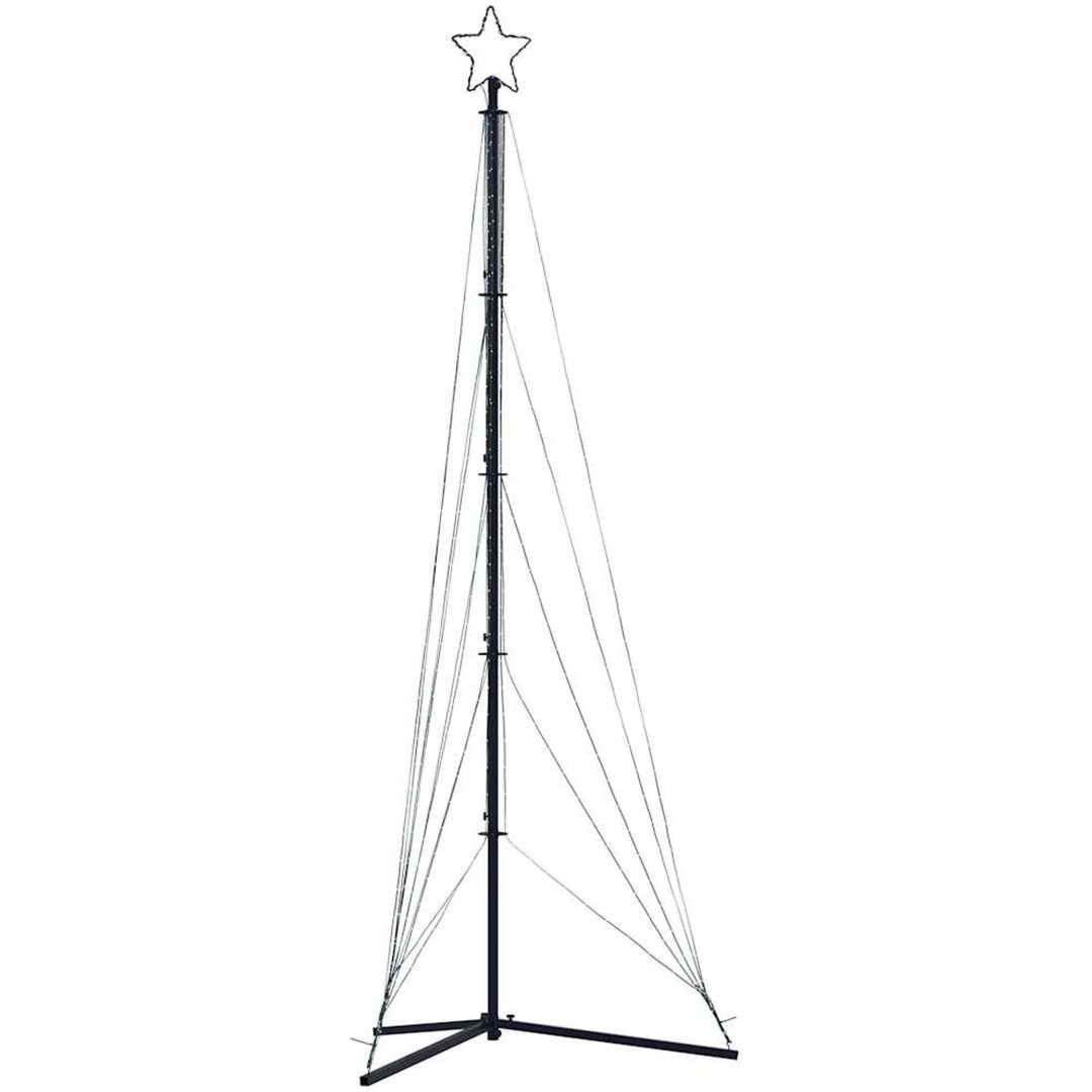 Julgransbelysning 525 LEDs varmvit 302 cm vidaXL 302 cm – bild 4