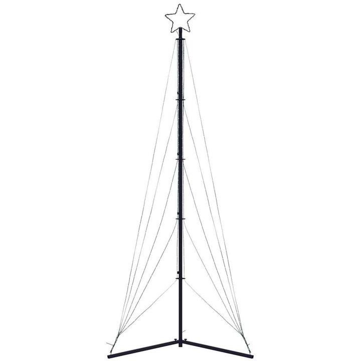 Julgransbelysning 525 LEDs varmvit 302 cm vidaXL 302 cm – bild 5