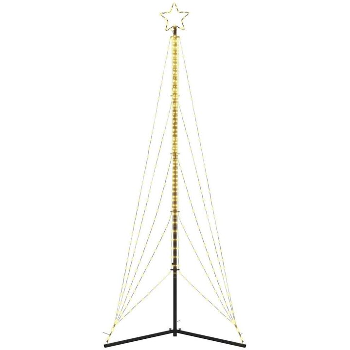 Julgransbelysning 525 LEDs varmvit 302 cm vidaXL 302 cm – bild 6
