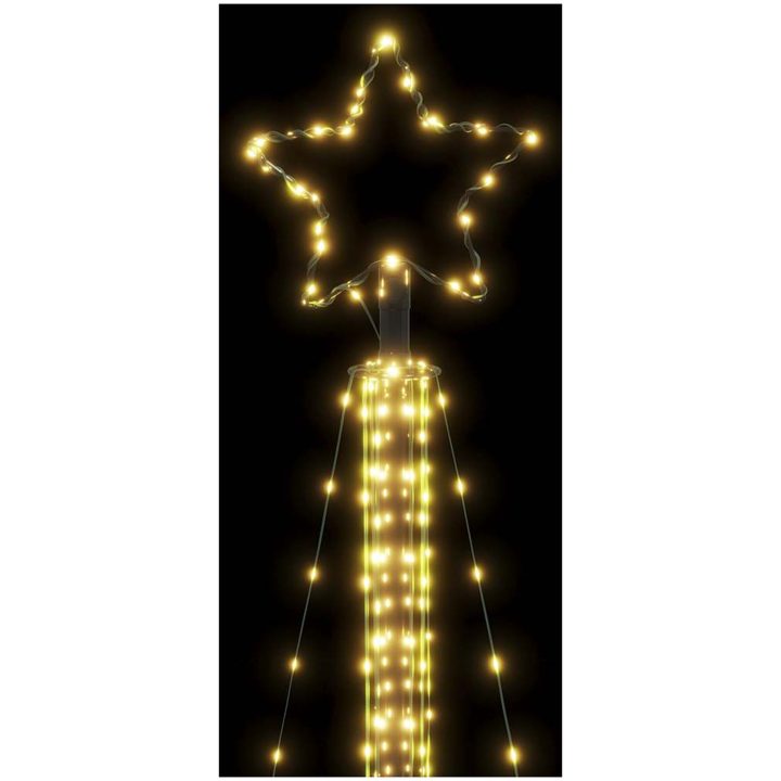 Julgransbelysning 525 LEDs varmvit 302 cm vidaXL 302 cm – bild 10