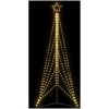 Julgransbelysning 525 LEDs varmvit 302 cm vidaXL 302 cm – miniatyr 1