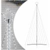 Julgransbelysning 570 LEDs kallvit 399 cm vidaXL 399 cm – miniatyr 2