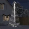 Julgransbelysning 570 LEDs kallvit 399 cm vidaXL 399 cm – miniatyr 3