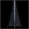 Julgransbelysning 570 LEDs kallvit 399 cm vidaXL 399 cm – miniatyr 1