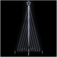 Julgransbelysning 570 LEDs kallvit 399 cm vidaXL