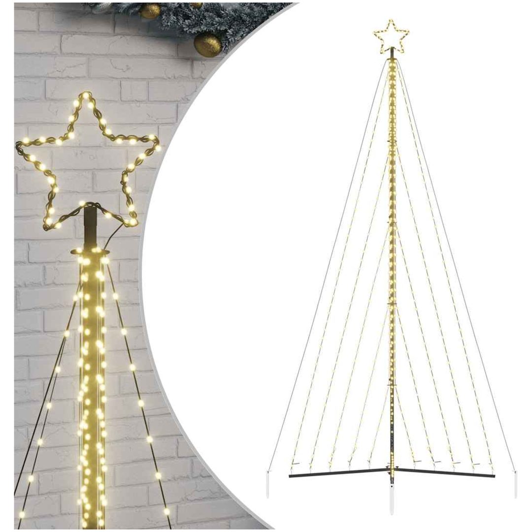 Julgransbelysning 570 LEDs varmvit 399 cm vidaXL 399 cm – bild 2
