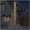 Julgransbelysning 570 LEDs varmvit 399 cm vidaXL 399 cm – miniatyr 3
