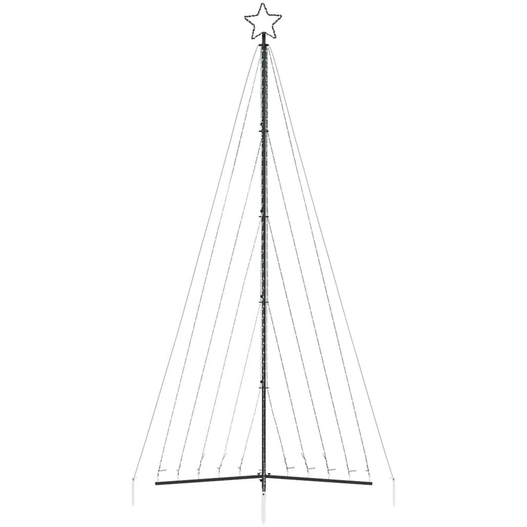 Julgransbelysning 570 LEDs varmvit 399 cm vidaXL 399 cm – bild 5