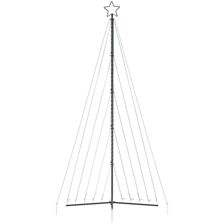 Julgransbelysning 570 LEDs varmvit 399 cm vidaXL 399 cm – bild 5