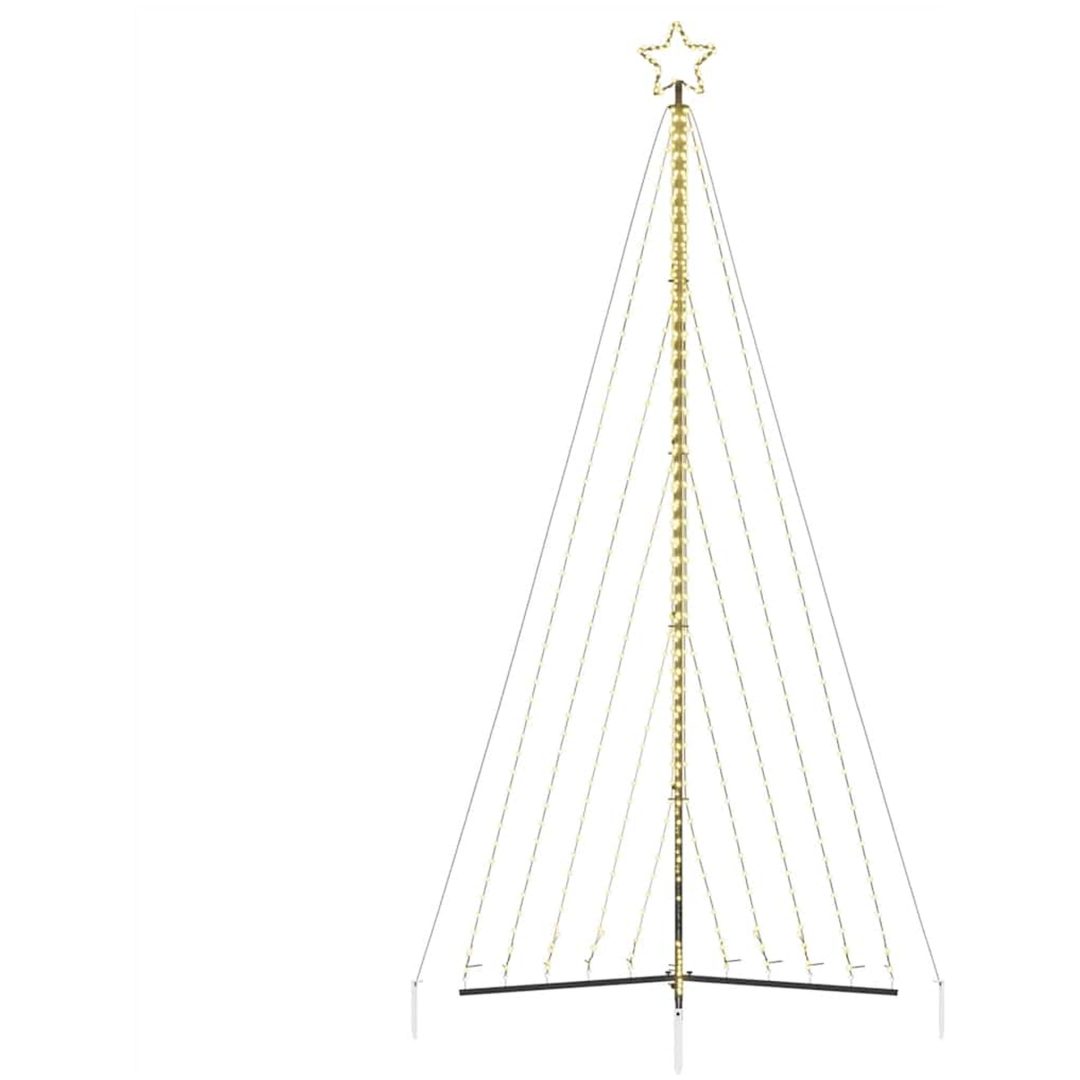 Julgransbelysning 570 LEDs varmvit 399 cm vidaXL 399 cm – bild 6