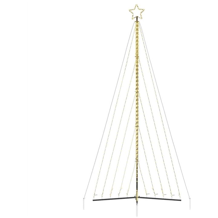 Julgransbelysning 570 LEDs varmvit 399 cm vidaXL 399 cm – bild 6
