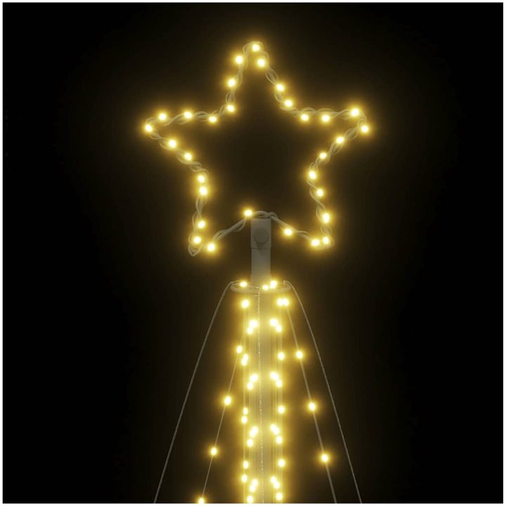 Julgransbelysning 570 LEDs varmvit 399 cm vidaXL 399 cm – bild 10