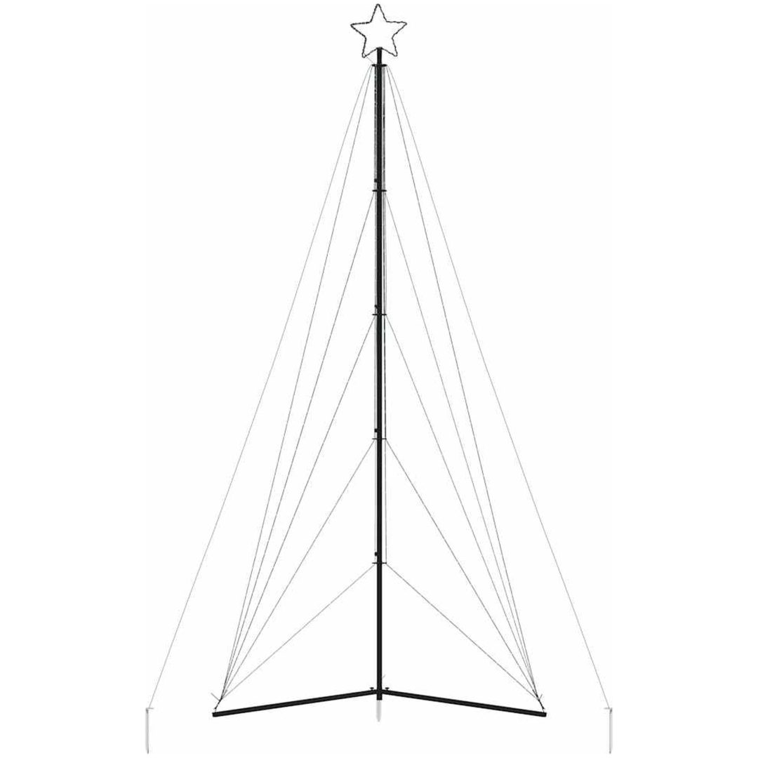 Julgransbelysning 615 LEDs blå 404,5 cm vidaXL 404.5 cm – bild 5