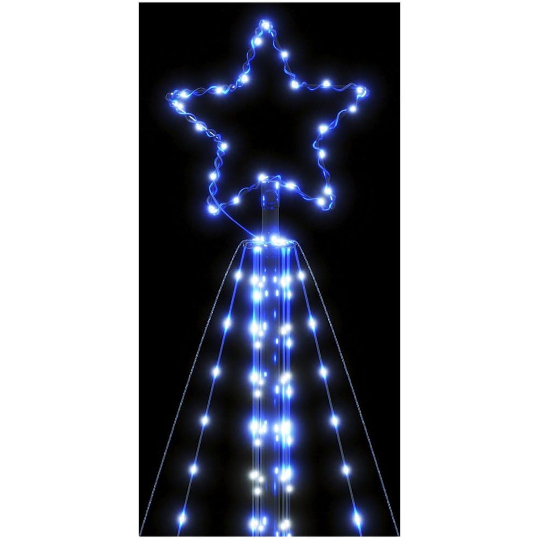Julgransbelysning 615 LEDs blå 404,5 cm vidaXL 404.5 cm – bild 10
