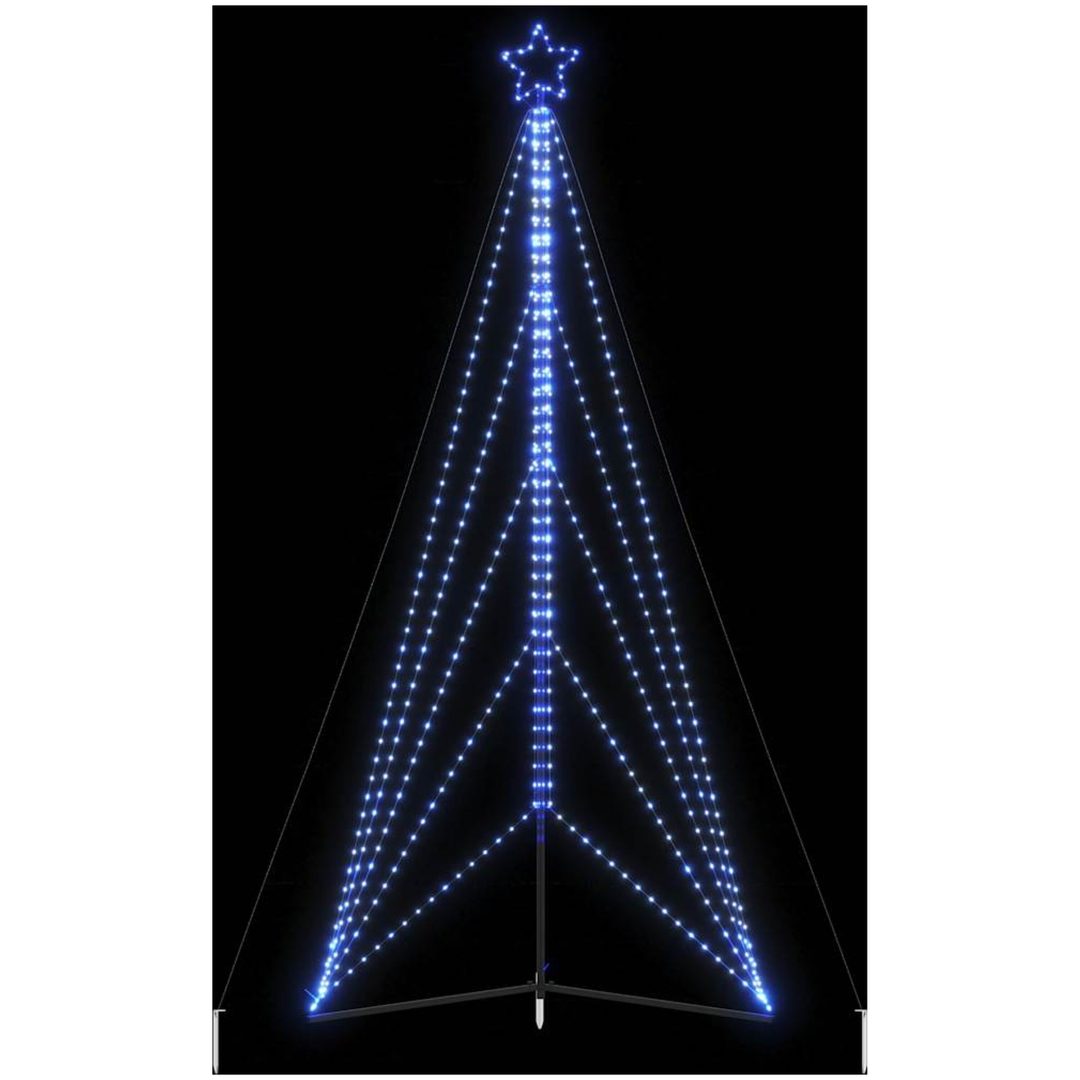 Julgransbelysning 615 LEDs blå 404,5 cm vidaXL 404.5 cm