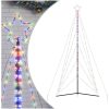 Julgransbelysning 615 LEDs färgglad 404,5 cm vidaXL 404.5 cm – miniatyr 2