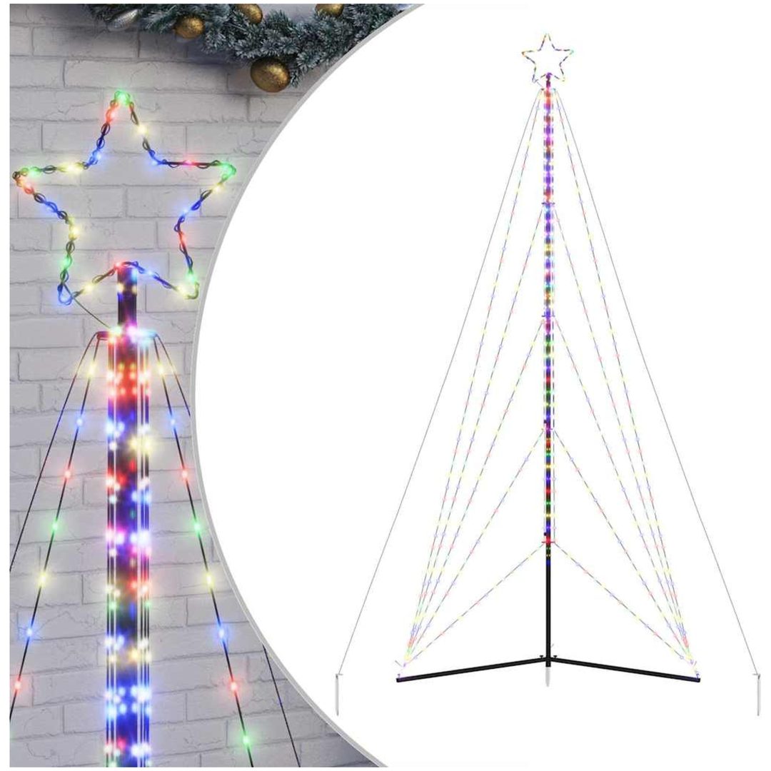 Julgransbelysning 615 LEDs färgglad 404,5 cm vidaXL 404.5 cm – bild 2