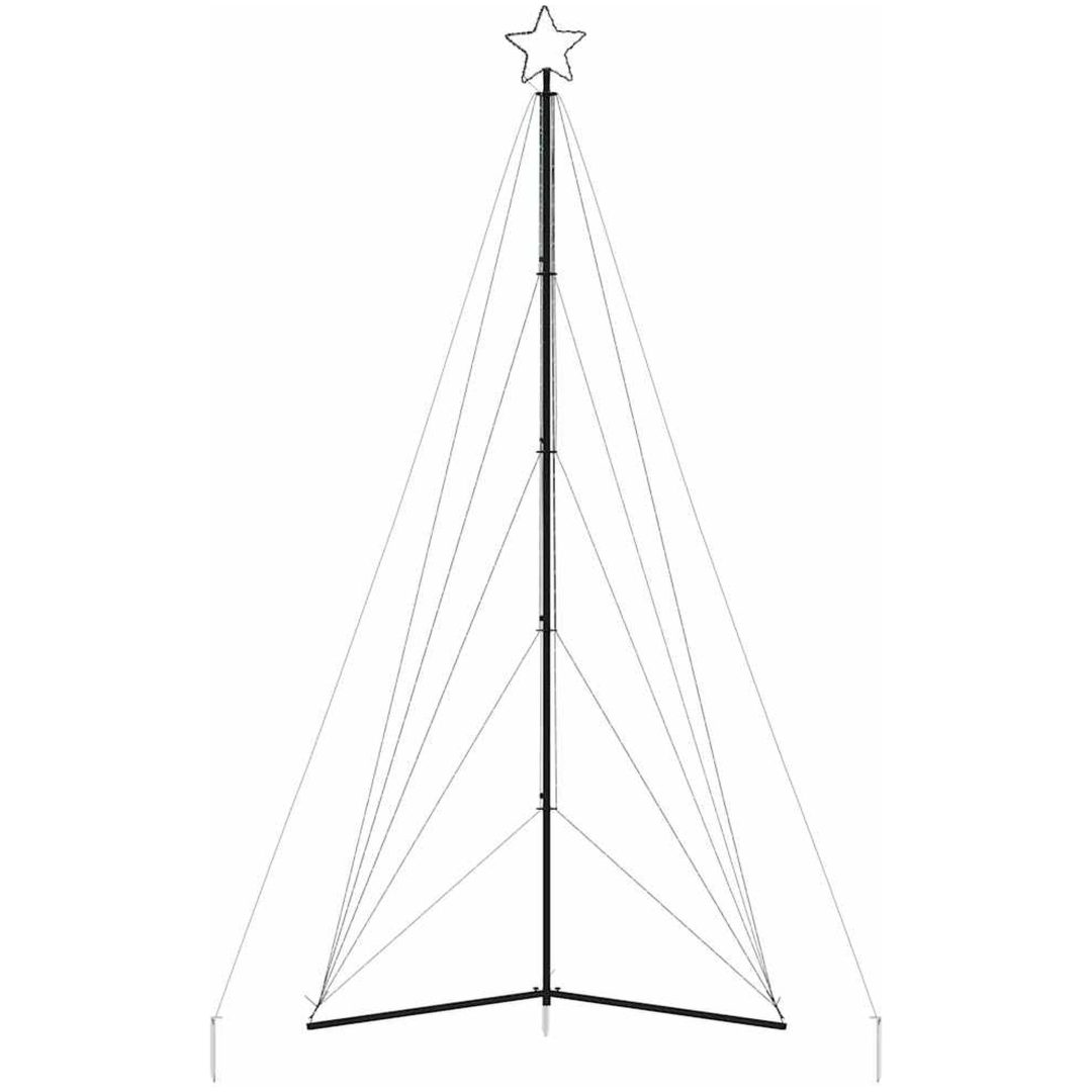Julgransbelysning 615 LEDs färgglad 404,5 cm vidaXL 404.5 cm – bild 5