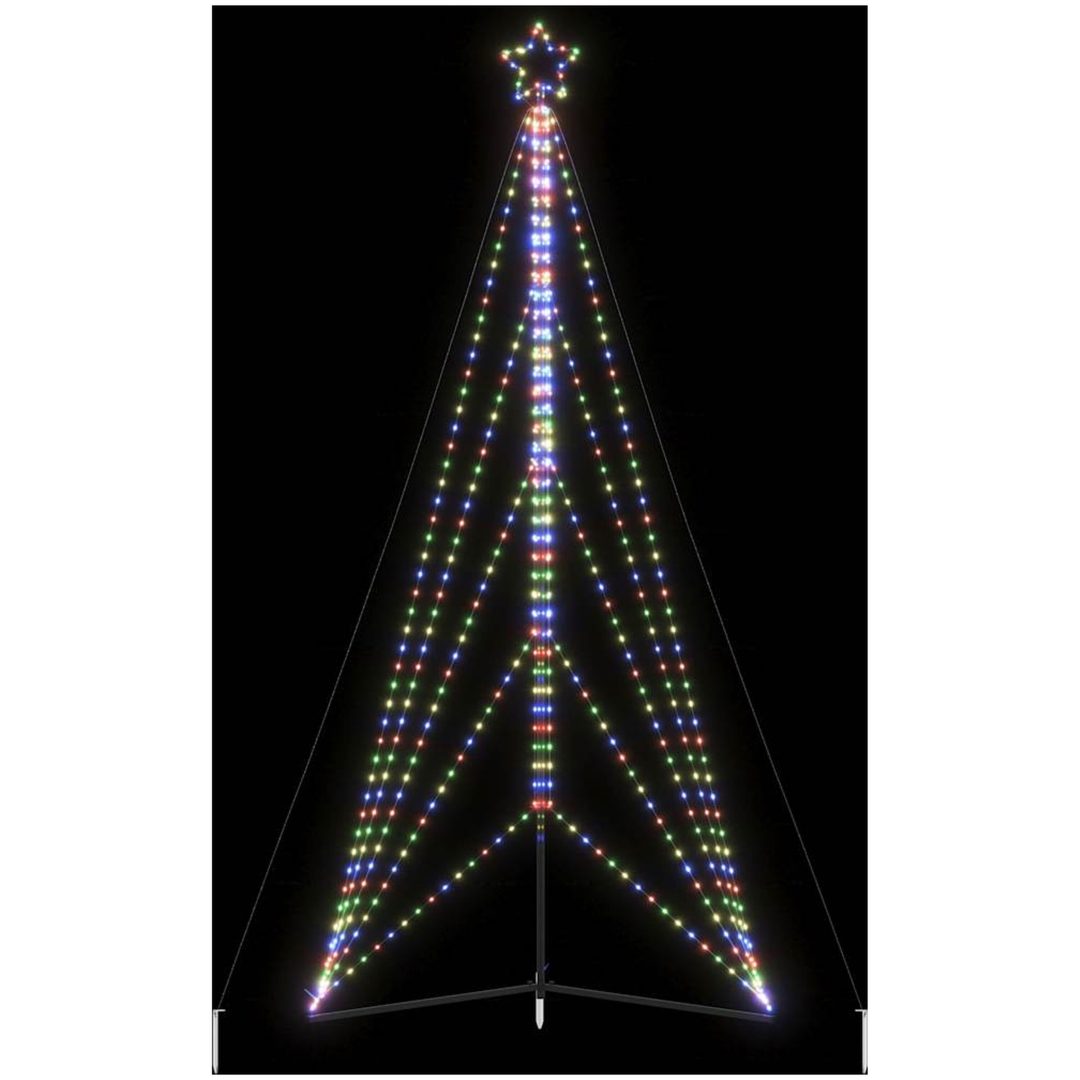 Julgransbelysning 615 LEDs färgglad 404,5 cm vidaXL 404.5 cm