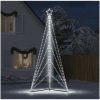 Julgransbelysning 615 LEDs kallvit 404,5 cm vidaXL 404.5 cm – miniatyr 3