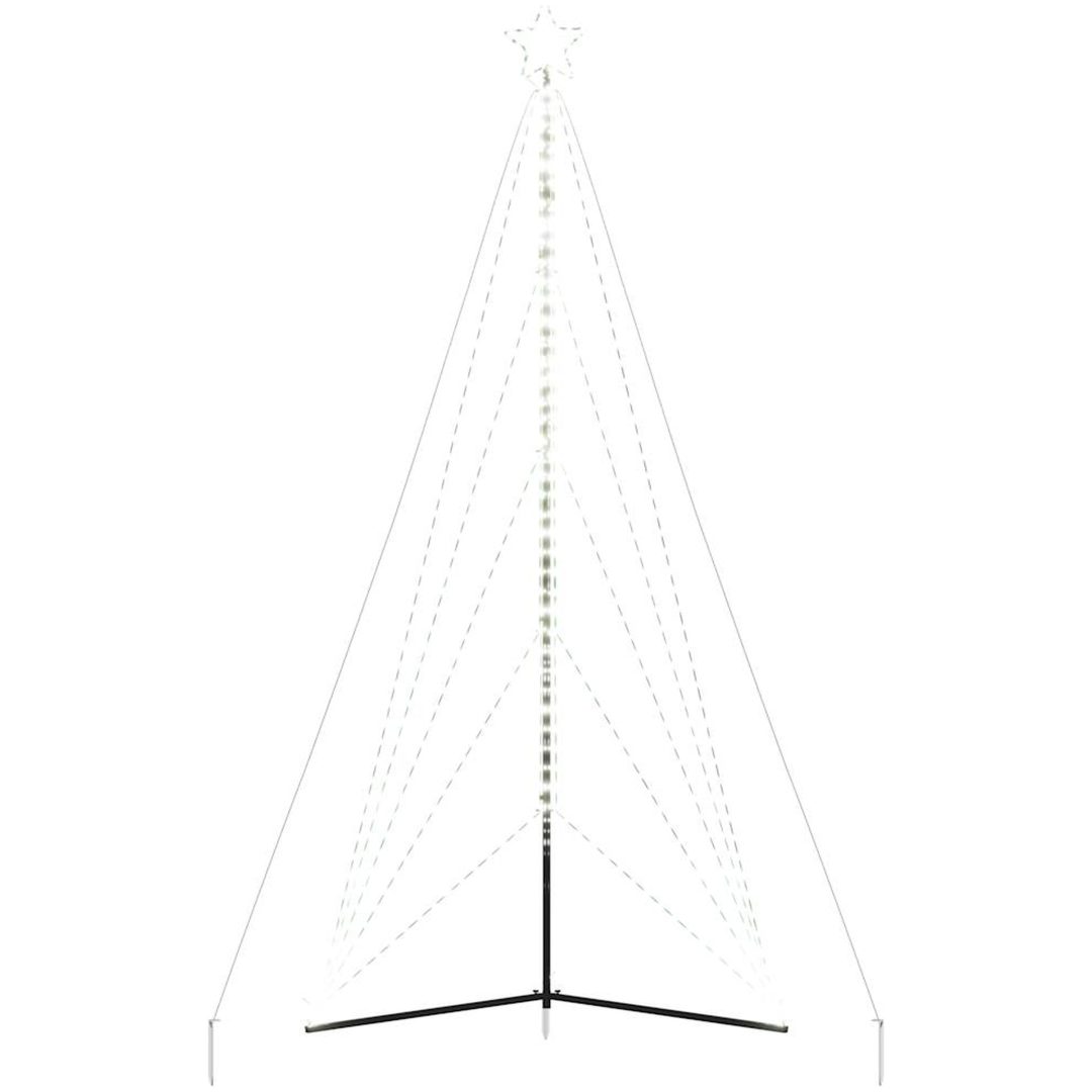 Julgransbelysning 615 LEDs kallvit 404,5 cm vidaXL 404.5 cm – bild 6